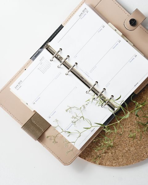 A notebook that you can use as a planner