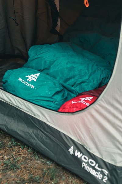A waterproof sleeping bag should keep you dry even when it rains and water leaks into the tent.