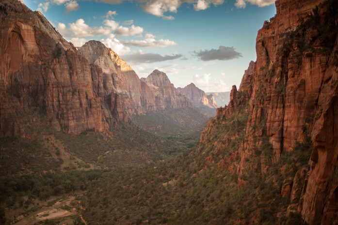 Such a view can only be captured at the Zion National Park.