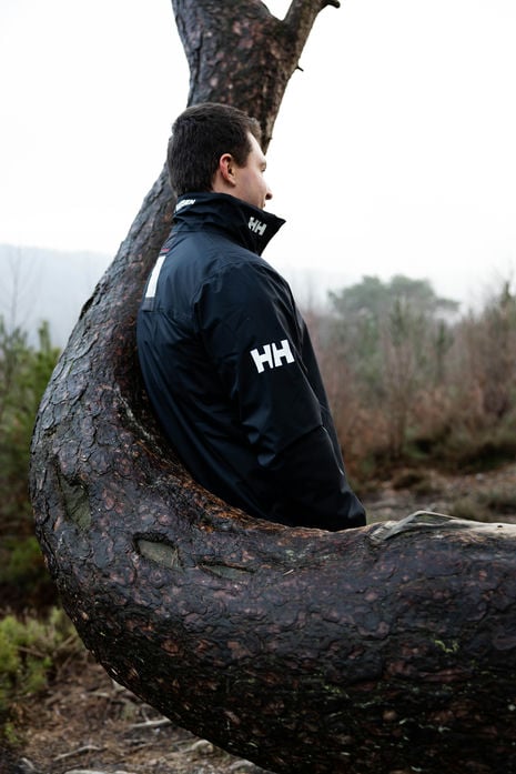 A sturdy rain jacket can survive a harsh environment