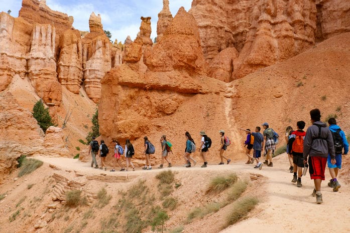 Bryce Canyon National Park is a favorite hiking ground for many hikers