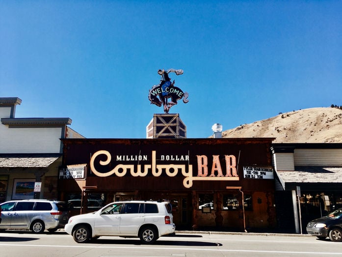 The million-dollar cowboy bar – an iconic place in Jackson Hole 